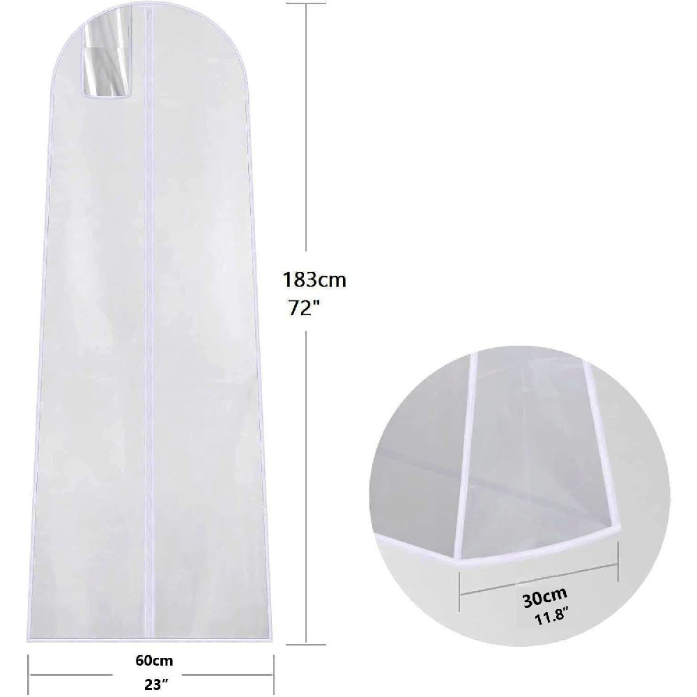 Wedding dress cover bag